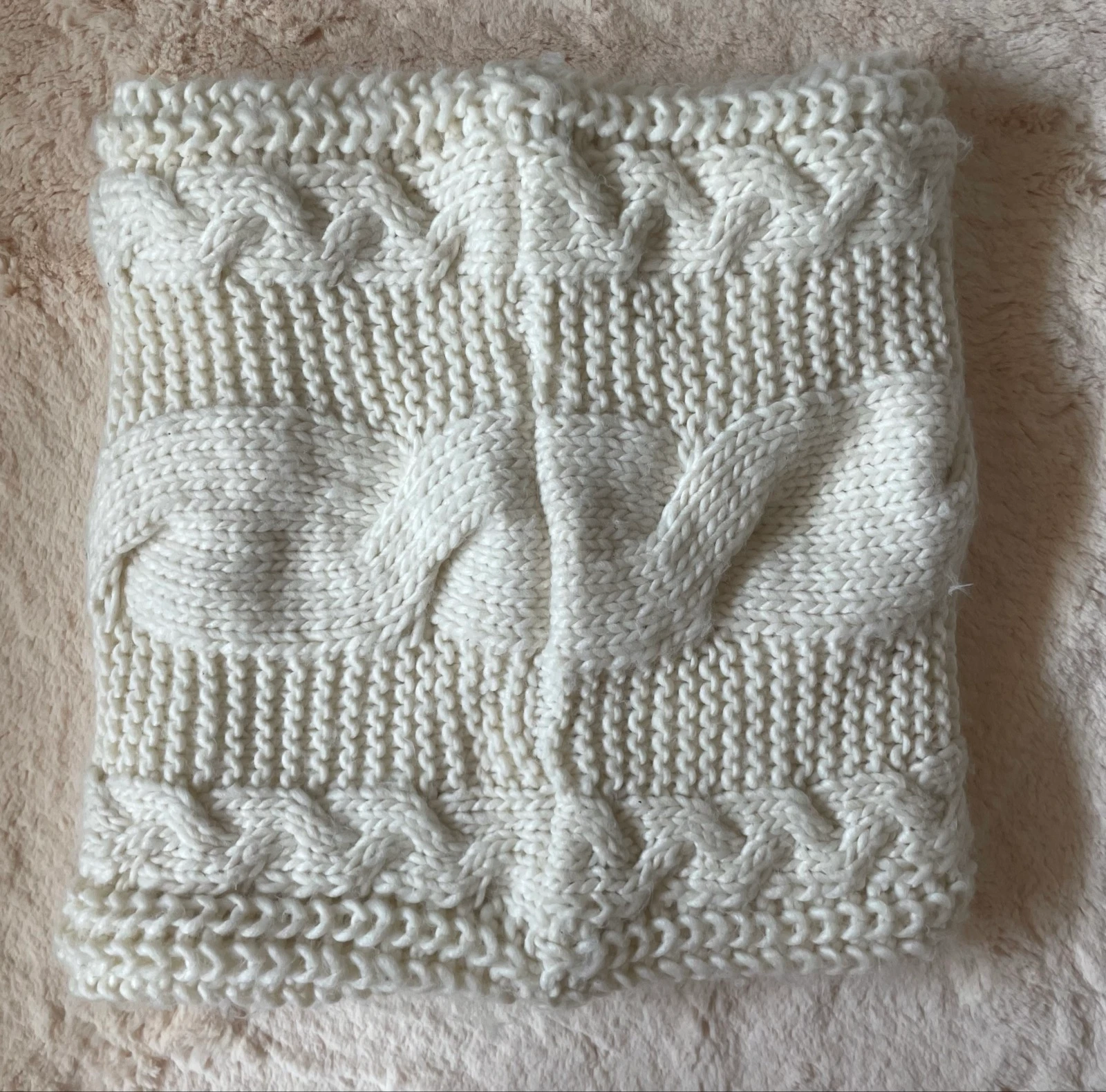 Gevoerde gebreide hals/broek van Polar Pimkie – Crèmekleur – photo 2